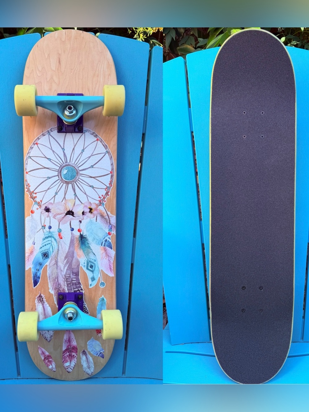 Custom Complete Dream Catcher Theme Skateboard 8.0” x 32 - Venture 5.2 Hi Trucks
